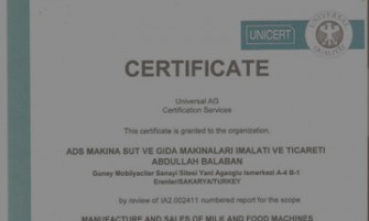 DIN EN ISO 9001:2008 BELGESİ